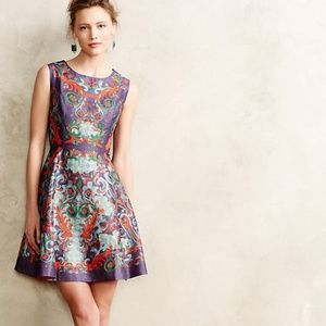 RARE Anthro Pankaj & Nidhi Embroidered dress